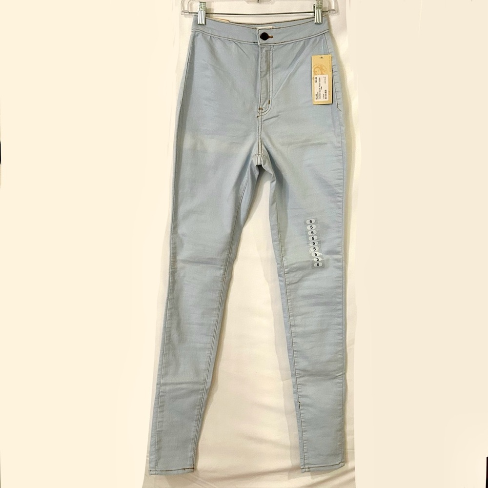 Aphrodite Light Blue High-Rise Skinny Jeans